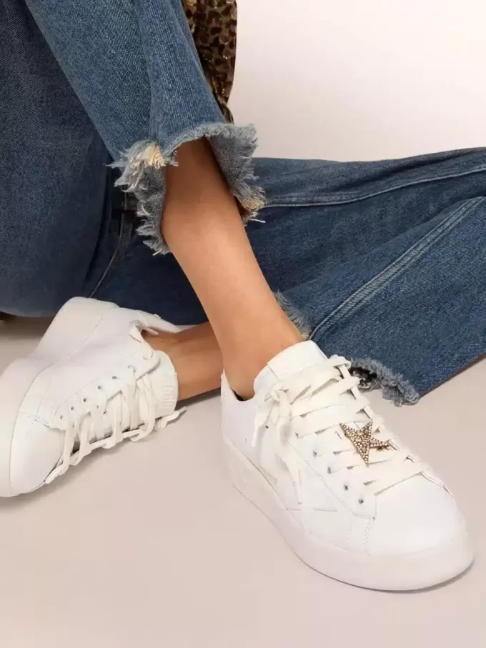 Cierre de cordón con clip Star en color oro antiguo