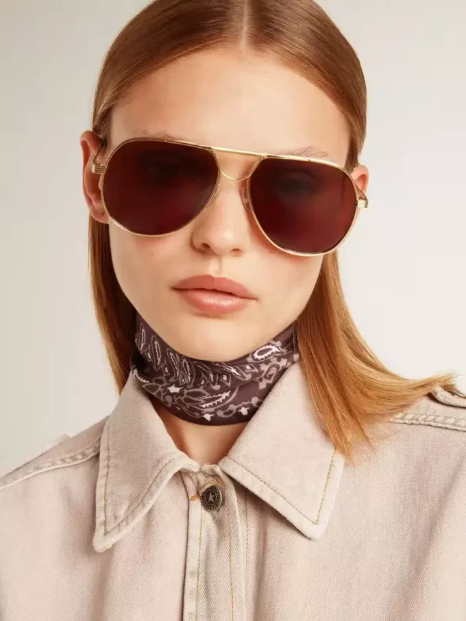 Cinta de sarga de seda negra con estampado de cachemira