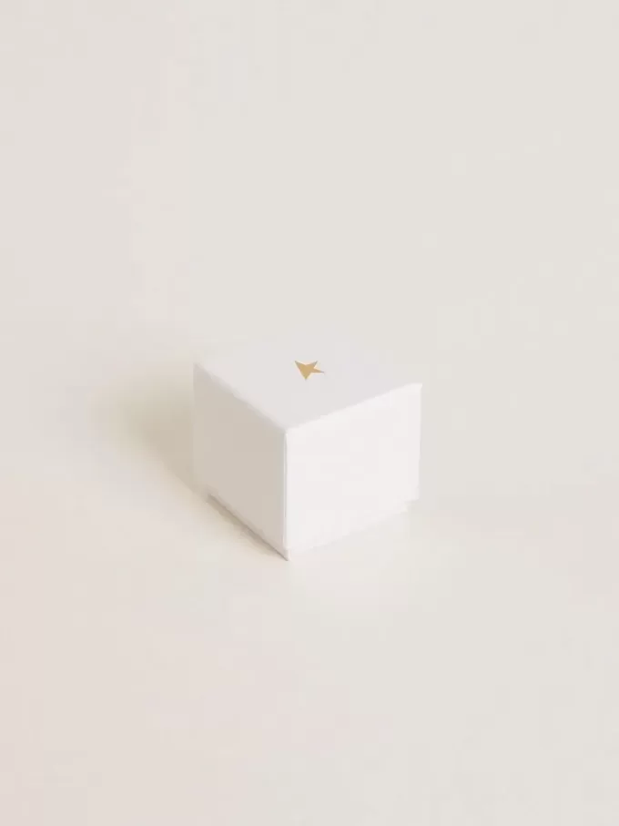 Colgante con forma de abeja en latón plateado con cristales