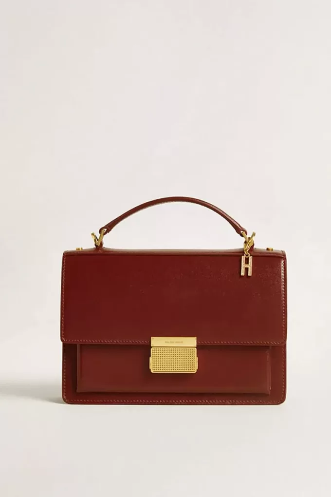 Colgante con letra H en latón dorado con cristales Colgante con letra H en latón dorado con cristales