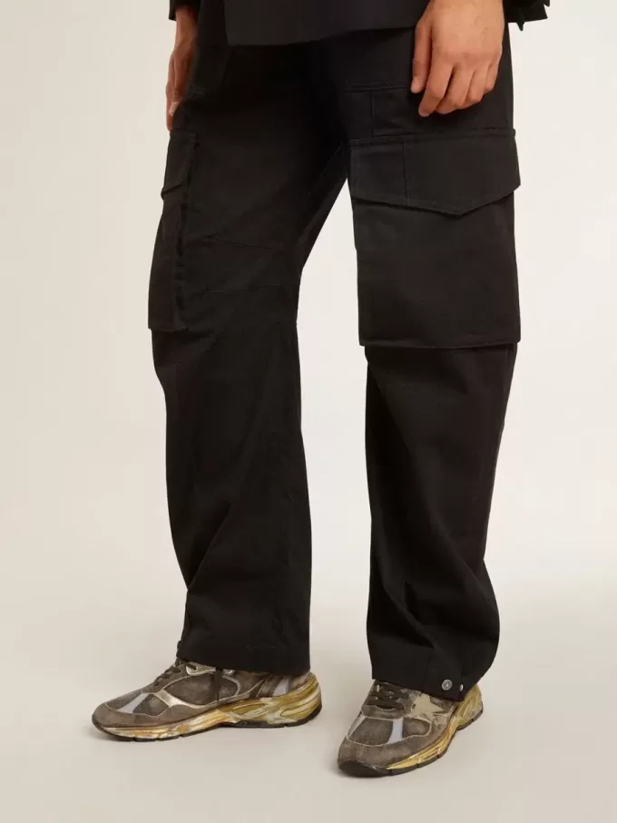 Dad-Star para hombre en ante y nailon con estrella y lengüeta en el talón de cuero caqui