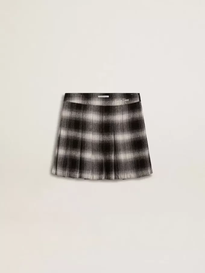 Falda plisada de algodón para niña Falda plisada de algodón para niña