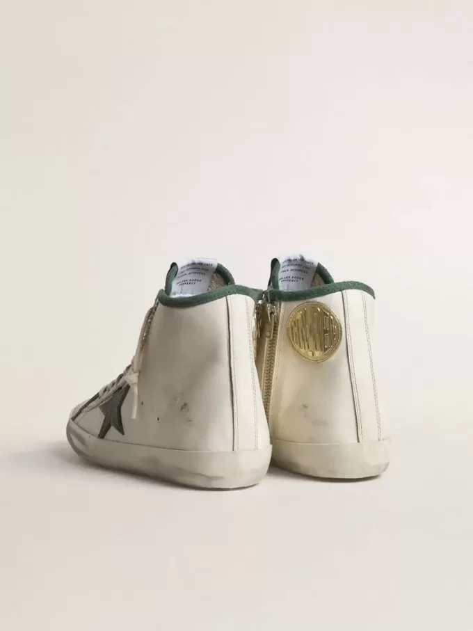 Francy LTD para mujer en piel napa con estrella de goma verde