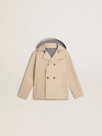 Gabardina infantil con chaleco interior extraíble