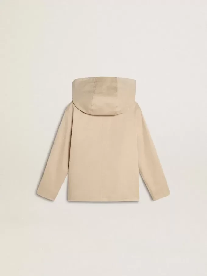 Gabardina infantil con chaleco interior extraíble