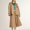 Gabardina oversize para mujer con cristales Gabardina oversize para mujer con cristales