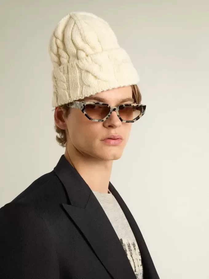 Gafas de sol cuadradas Jackie con diseño de carey Gafas de sol cuadradas Jackie con diseño de carey