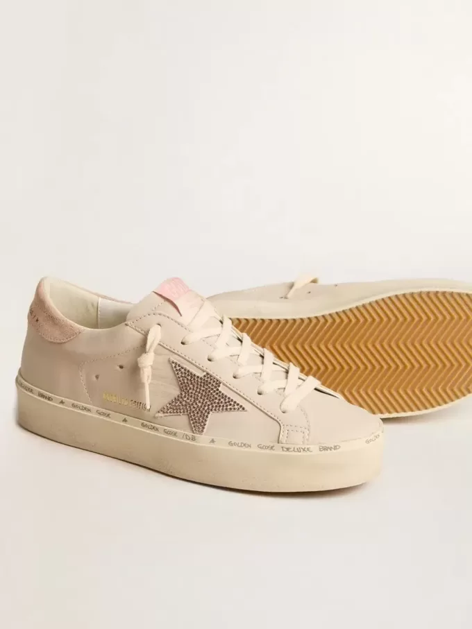 Hi Star LTD en napa con estrella de ante y cristales Swarovski rosas