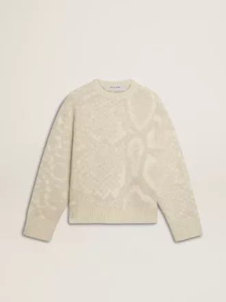 Jersey beige de mujer con motivos para el Año Nuevo Chino