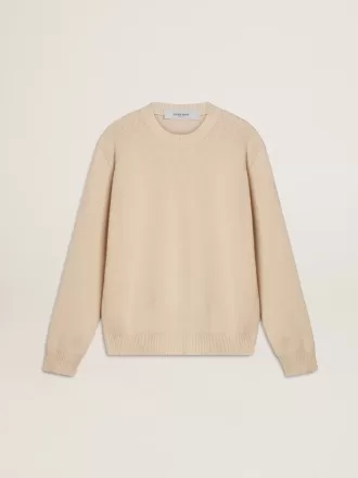 Jersey beige para mujer con las letras «Golden» en la espalda