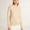 Jersey beige para mujer con las letras «Golden» en la espalda