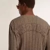 Jersey de color travertino para hombre con letras «Golden» en la espalda