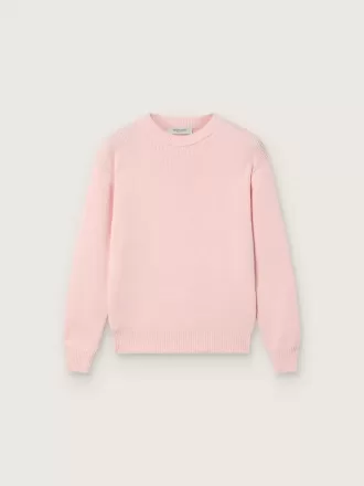 Jersey unisex rosa acanalado Golden para niños con el logotipo Golden en la espalda