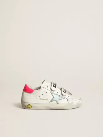 Junior Old School con estrella de cuero laminado color aguamarina Junior Old School con estrella de cuero laminado color aguamarina