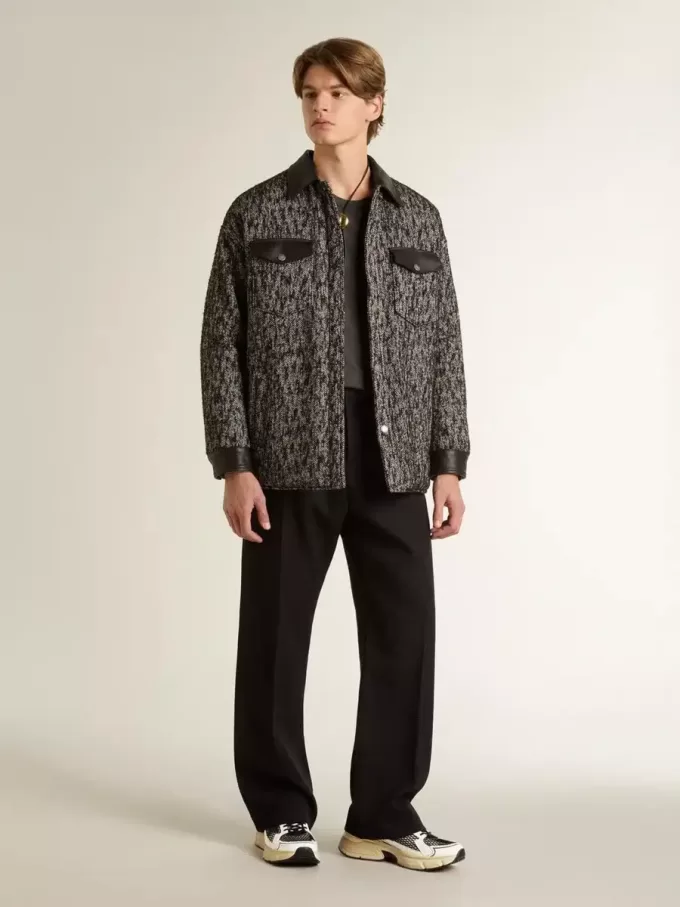 Lightstar para hombre en piel blanca y malla negra con estrella de TPU negra