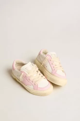 May Teen en piel blanca y rosa con estrella de piel rosa