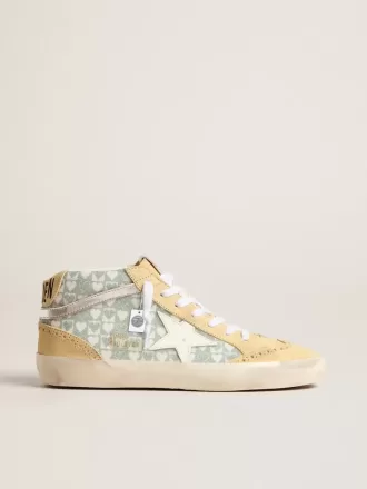 Mid Star con estampado de corazones en cristales Swarovski y detalles plateados