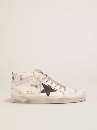 Mid Star para mujer con lengüeta laminada en el talón y cordones brillantes