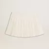 Minifalda plisada blanca Star
