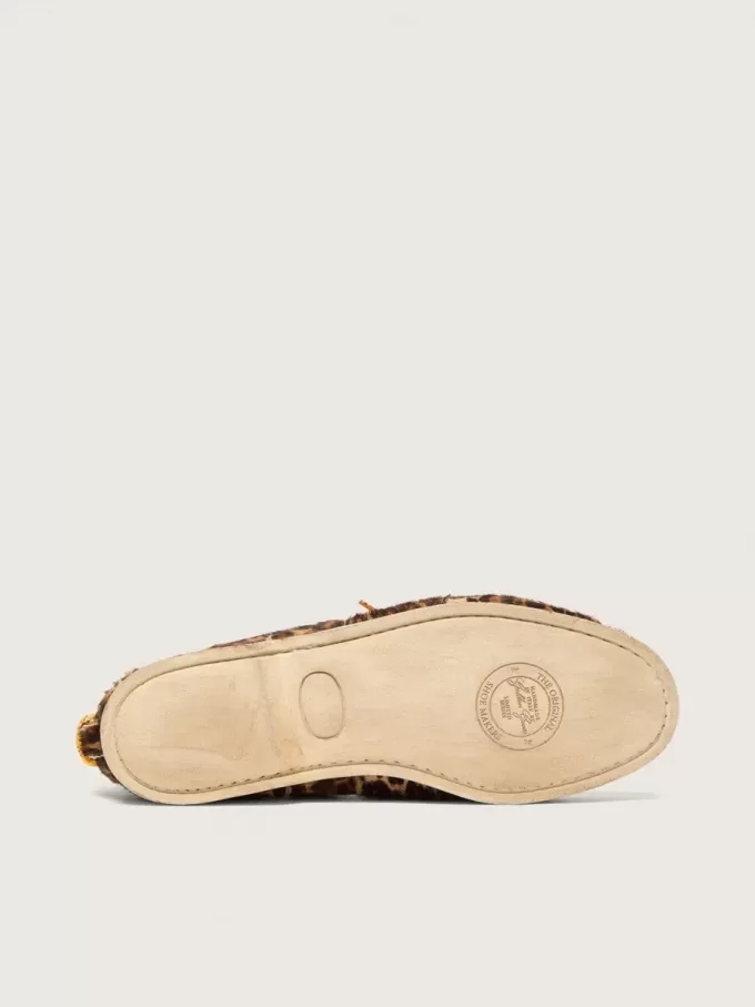 Mocasines Cruise para hombre en piel de potro con estampado de leopardo