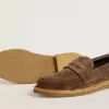 Mocasines Jerry para hombre en ante gris paloma
