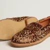 Mocasines Jerry para hombre en piel de potro con estampado de leopardo