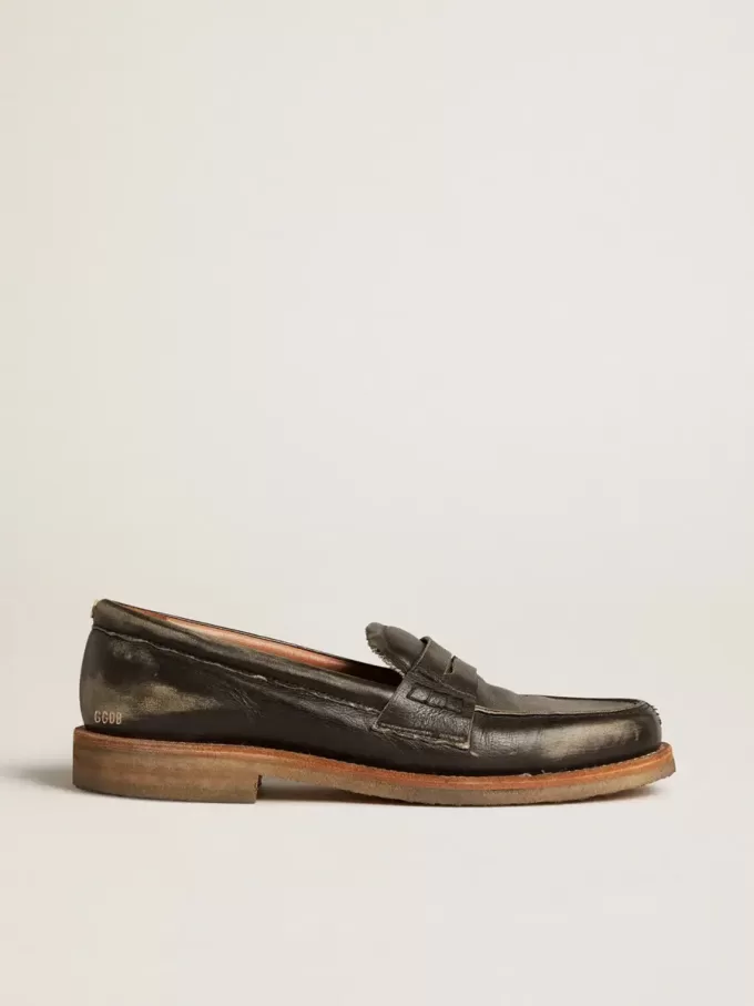 Mocasines Jerry para hombre en piel negra