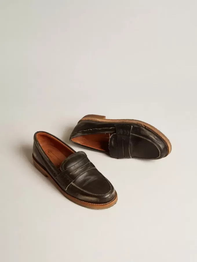 Mocasines Jerry para hombre en piel negra