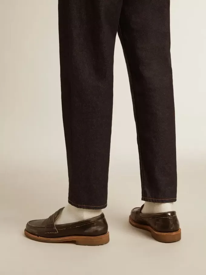 Mocasines Jerry para hombre en piel negra