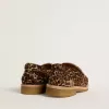 Mocasines Jerry para mujer en piel de potro con estampado de leopardo