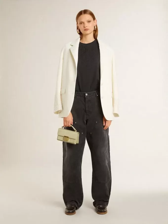 Mocasines Jerry para mujer en piel negra