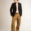 Pantalones cargo beige caqui