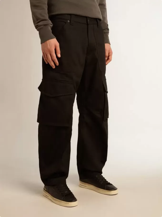 Pantalones cargo negros