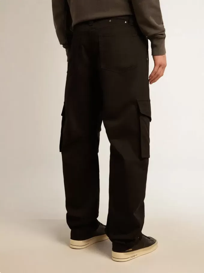 Pantalones cargo negros
