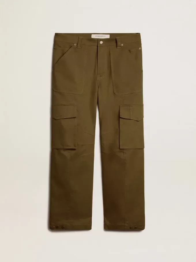 Pantalones cargo verde oliva