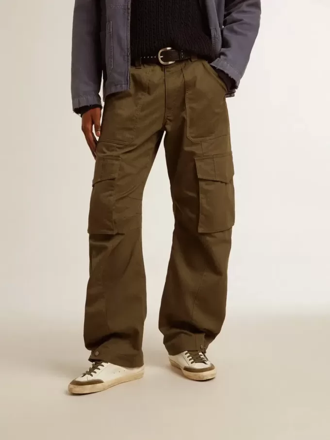 Pantalones cargo verde oliva