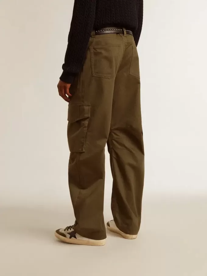Pantalones cargo verde oliva