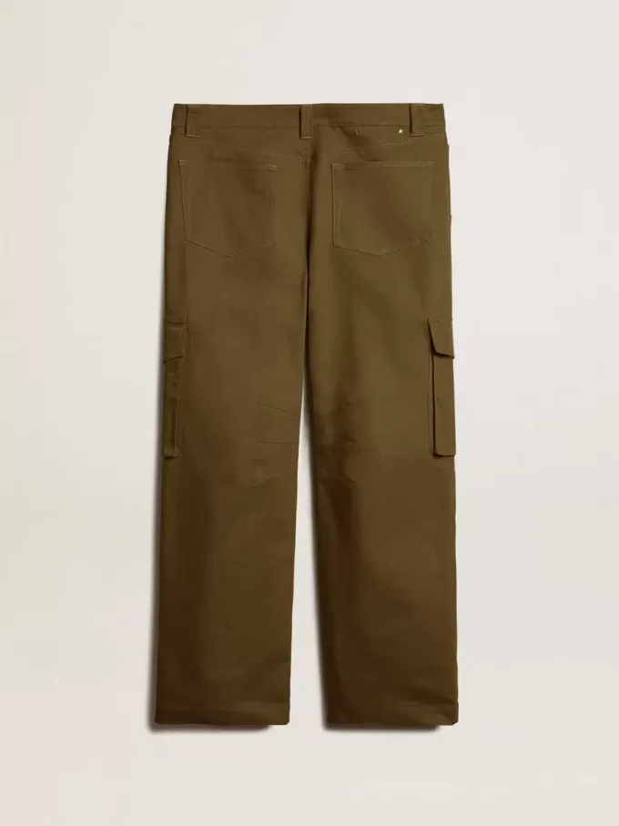 Pantalones cargo verde oliva