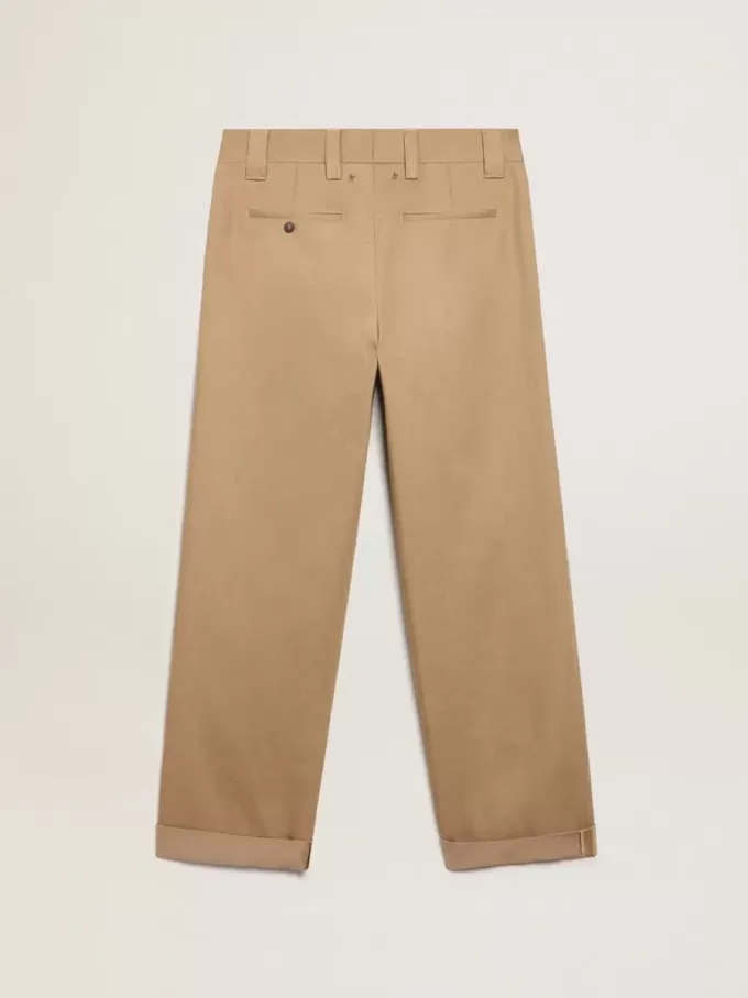 Pantalones chinos beige caqui de la colección Golden
