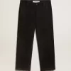 Pantalones chinos negros de algodón para hombre