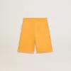 Pantalones cortos amarillo mostaza para niño Pantalones cortos amarillo mostaza para niño