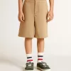 Pantalones cortos de algodón beige para niño Pantalones cortos de algodón beige para niño