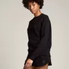 Pantalones cortos negros para mujer con estrella tono sobre tono