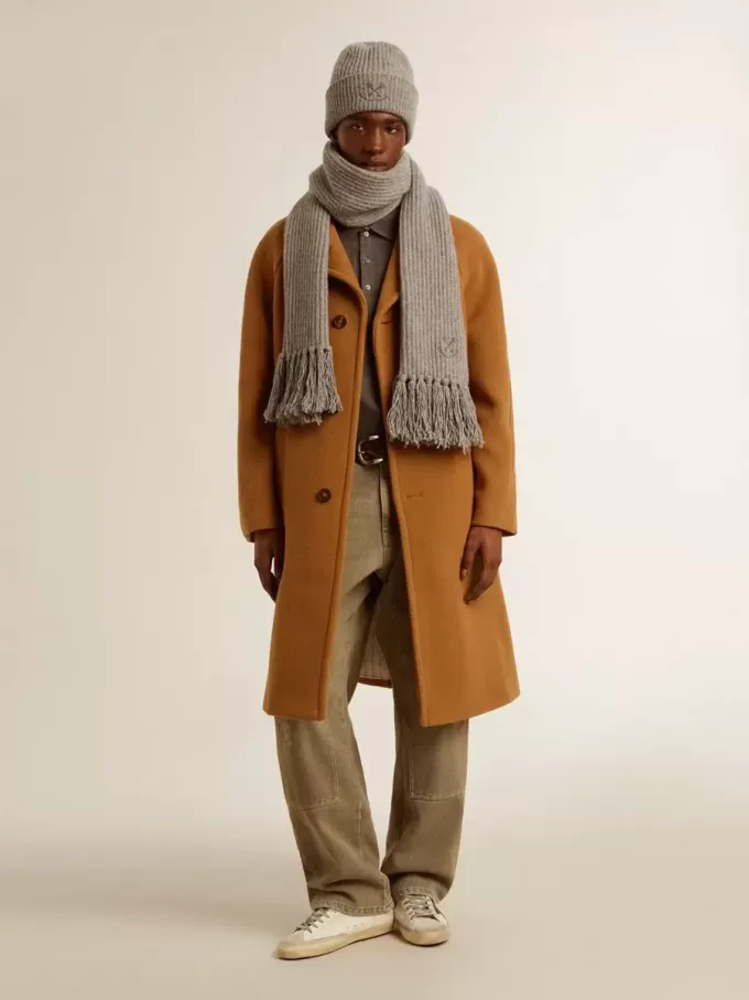 Pantalones de algodón con efecto desgastado para hombre