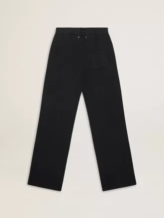 Pantalones de chándal azul marino para mujer