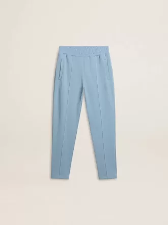 Pantalones de chándal estampados azul claro para niño