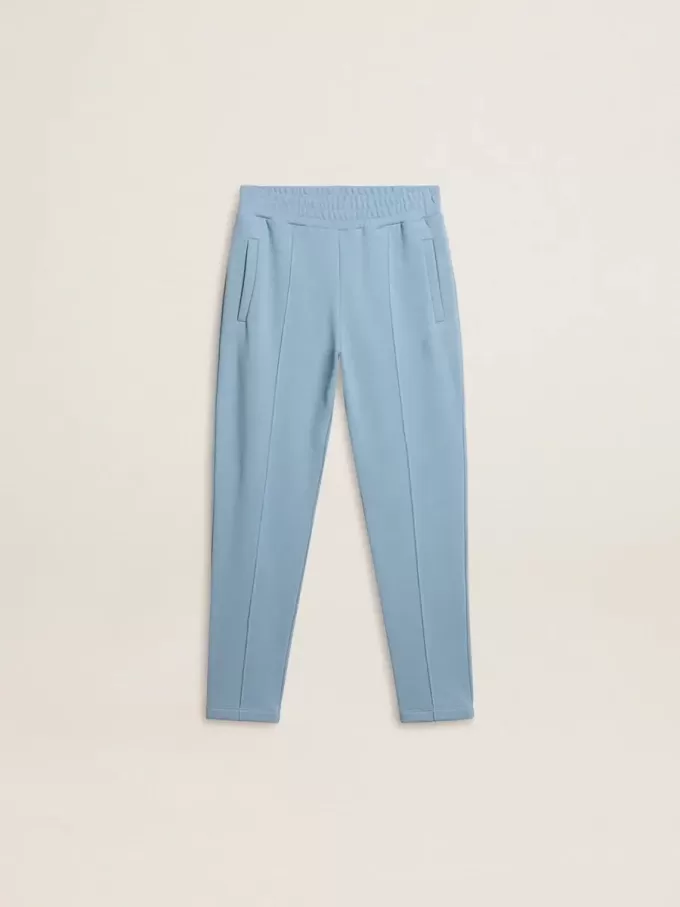 Pantalones de chándal estampados azul claro para niño