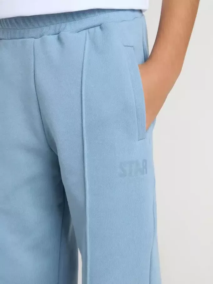 Pantalones de chándal estampados azul claro para niño