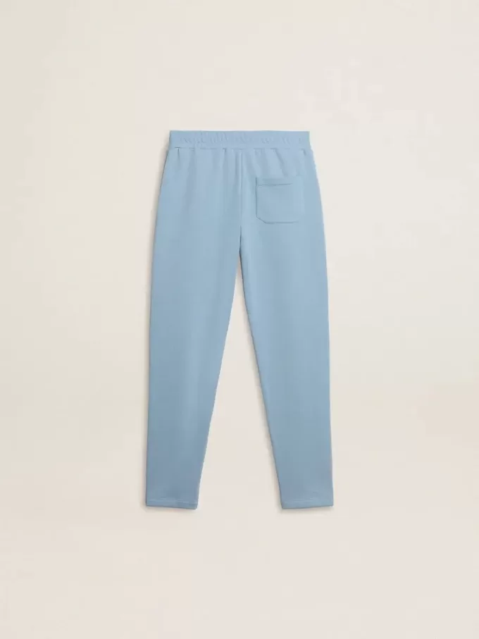 Pantalones de chándal estampados azul claro para niño