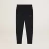 Pantalones de chándal negros para hombre con estrella en la parte delantera